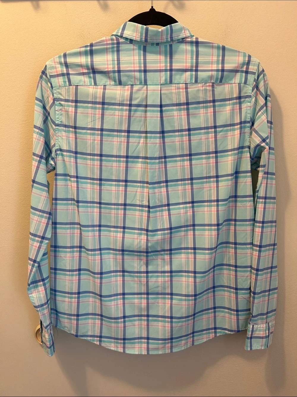 Vineyard Vines boys  Plaid Button-Down Shirt - Aqua, Blue, Pink